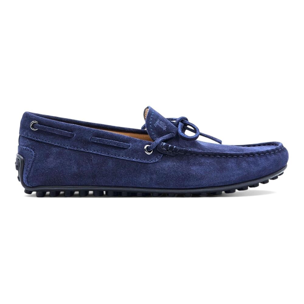 Tod's Driving Shoes City Gommino Suede Loafers - Blue - US 6.5 / UK 5.5 $695 - Picture 2 of 10